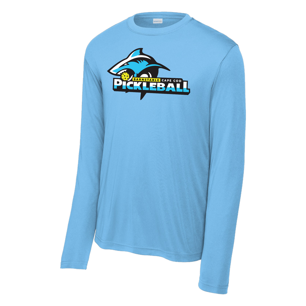 Barnstable Mens Performance Long Sleeve Shirt Large Logo