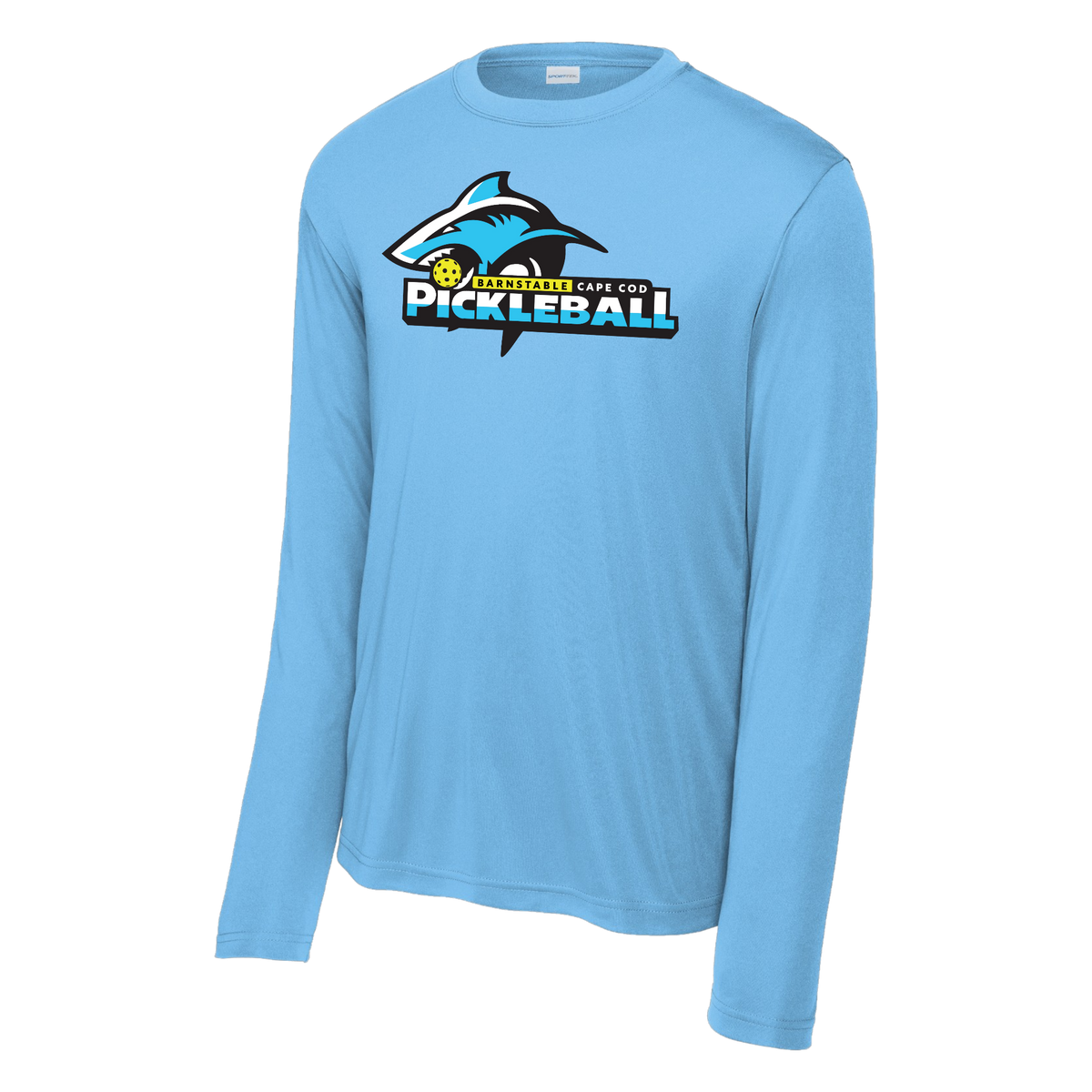 Barnstable Mens Performance Long Sleeve Shirt Large Logo