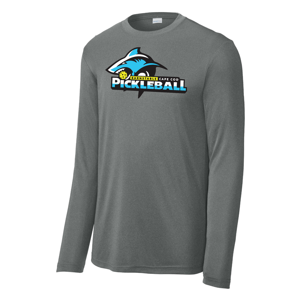 Barnstable Mens Performance Long Sleeve Shirt Large Logo