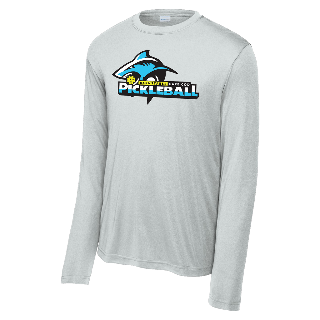 Barnstable Mens Performance Long Sleeve Shirt Large Logo