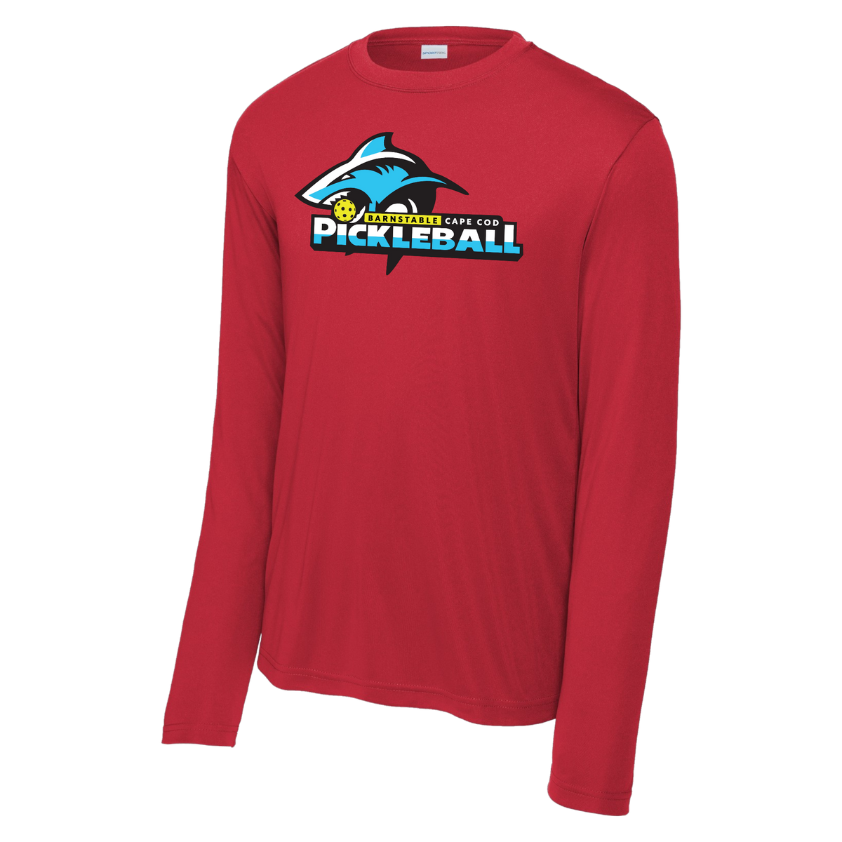 Barnstable Mens Performance Long Sleeve Shirt Large Logo