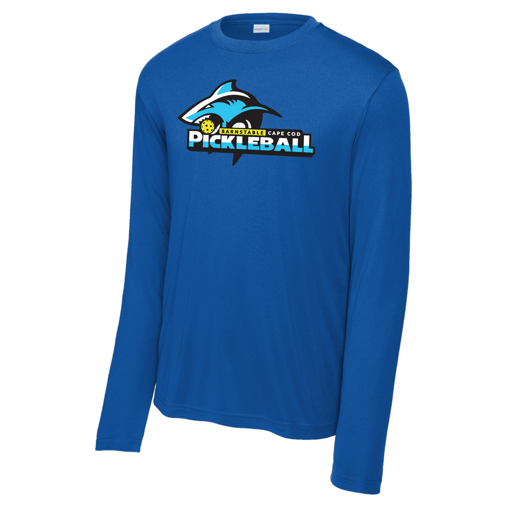 Barnstable Mens Performance Long Sleeve Shirt Large Logo