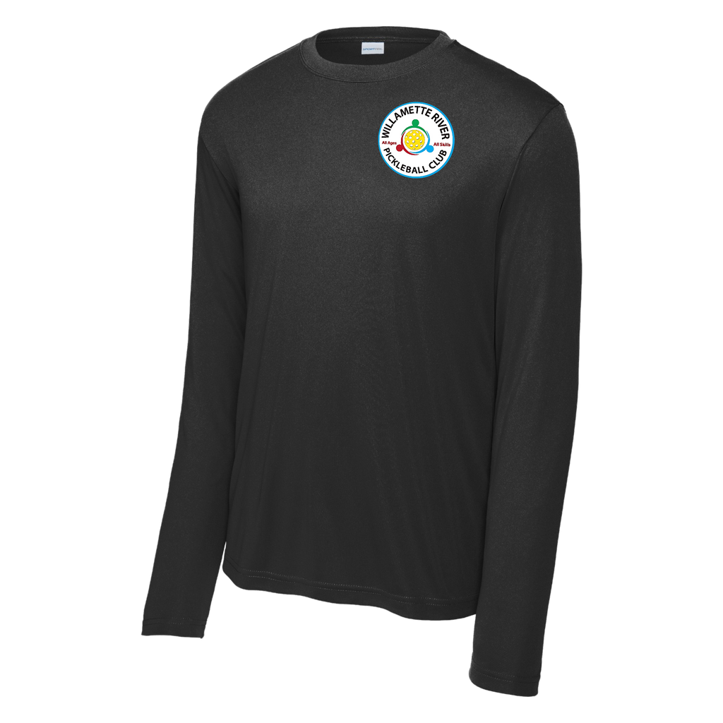 Willamette Mens Performance Long Sleeve Tee Small Logo