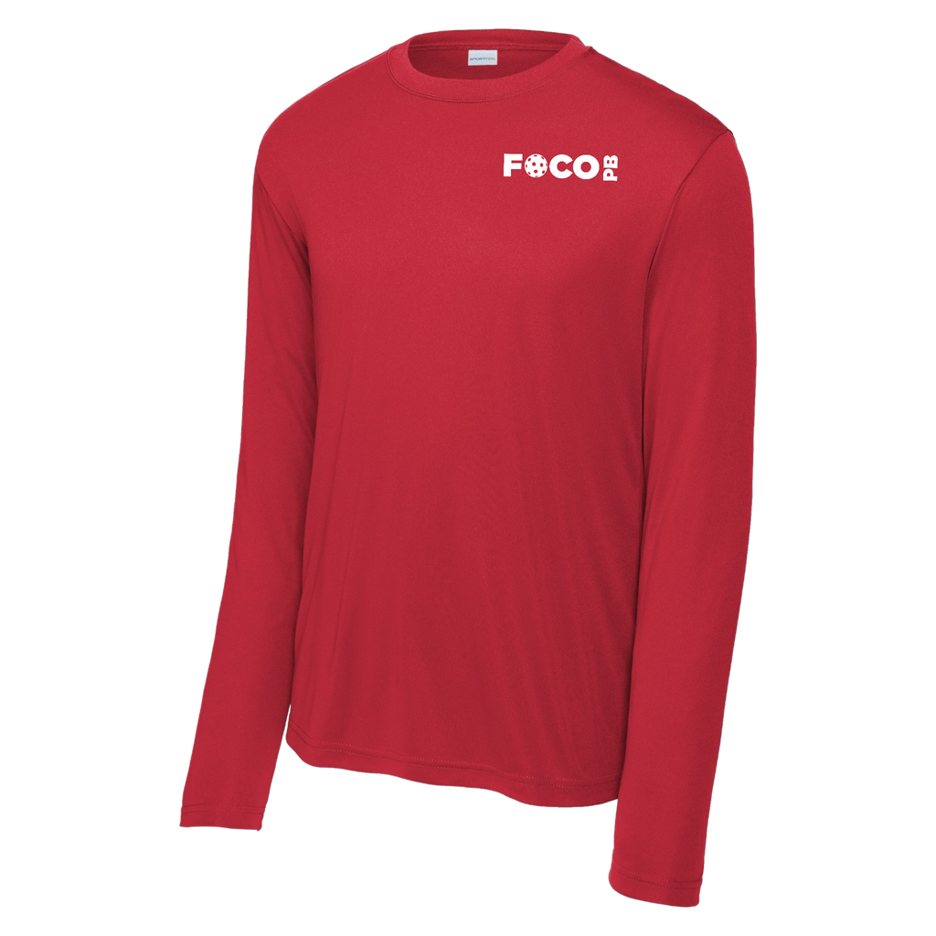 FOCO Mens Performance Long Sleeve Shirt Small Logo