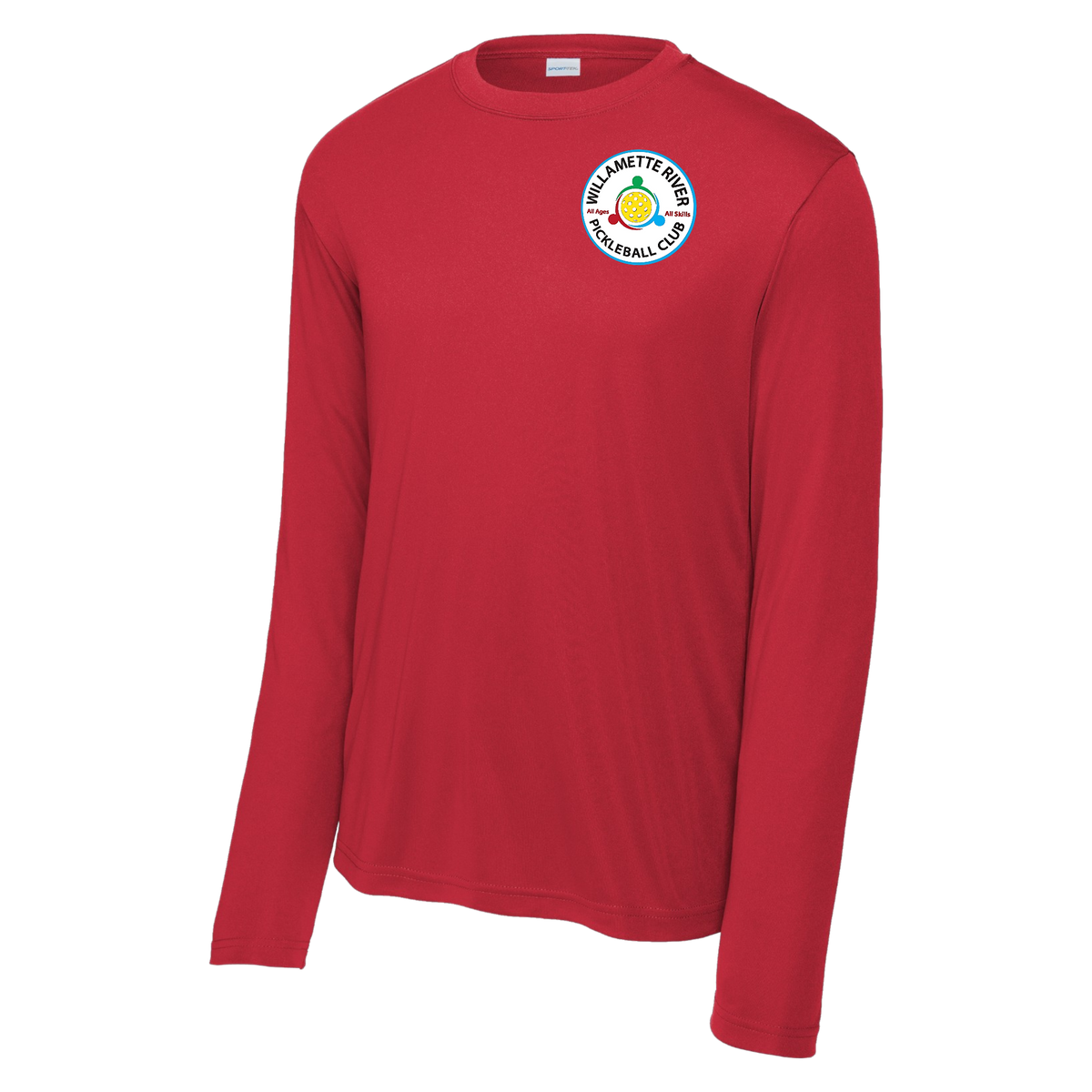 Willamette Mens Performance Long Sleeve Tee Small Logo