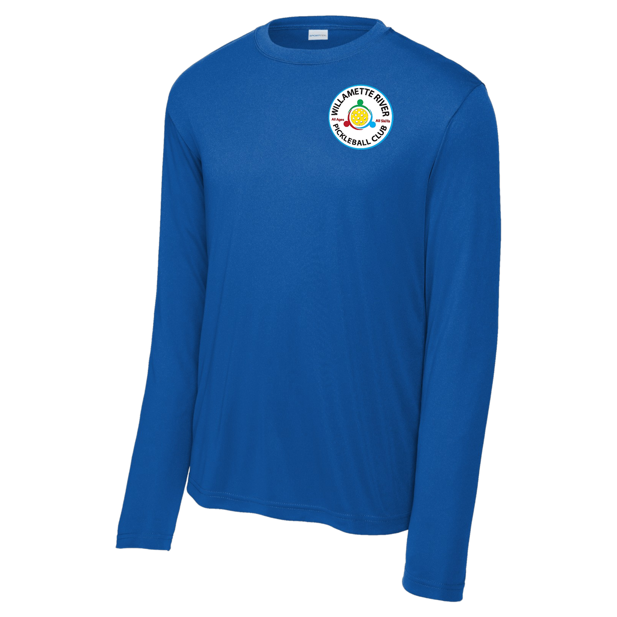 Willamette Mens Performance Long Sleeve Tee Small Logo