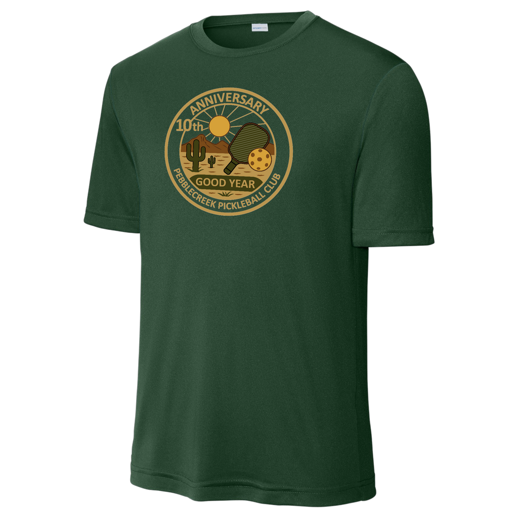 PebbleCreek Mens Performance Shirt Large Anniv Logo