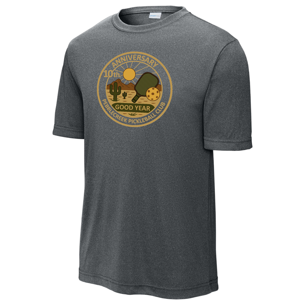 PebbleCreek Mens Performance Shirt Large Anniv Logo