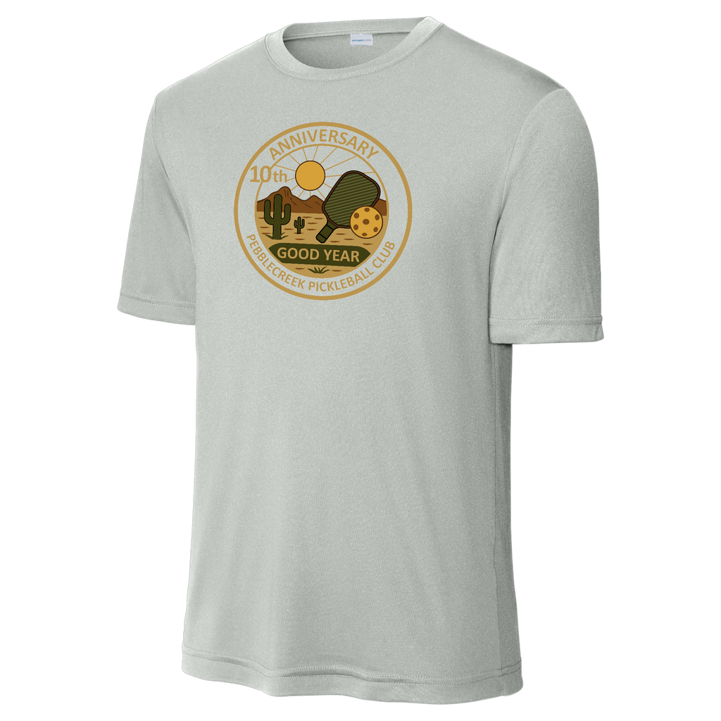 PebbleCreek Mens Performance Shirt Large Anniv Logo