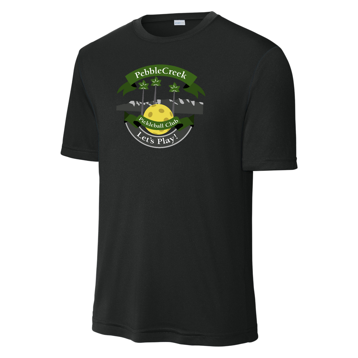 PebbleCreek Mens Performance Shirt Large Main Logo