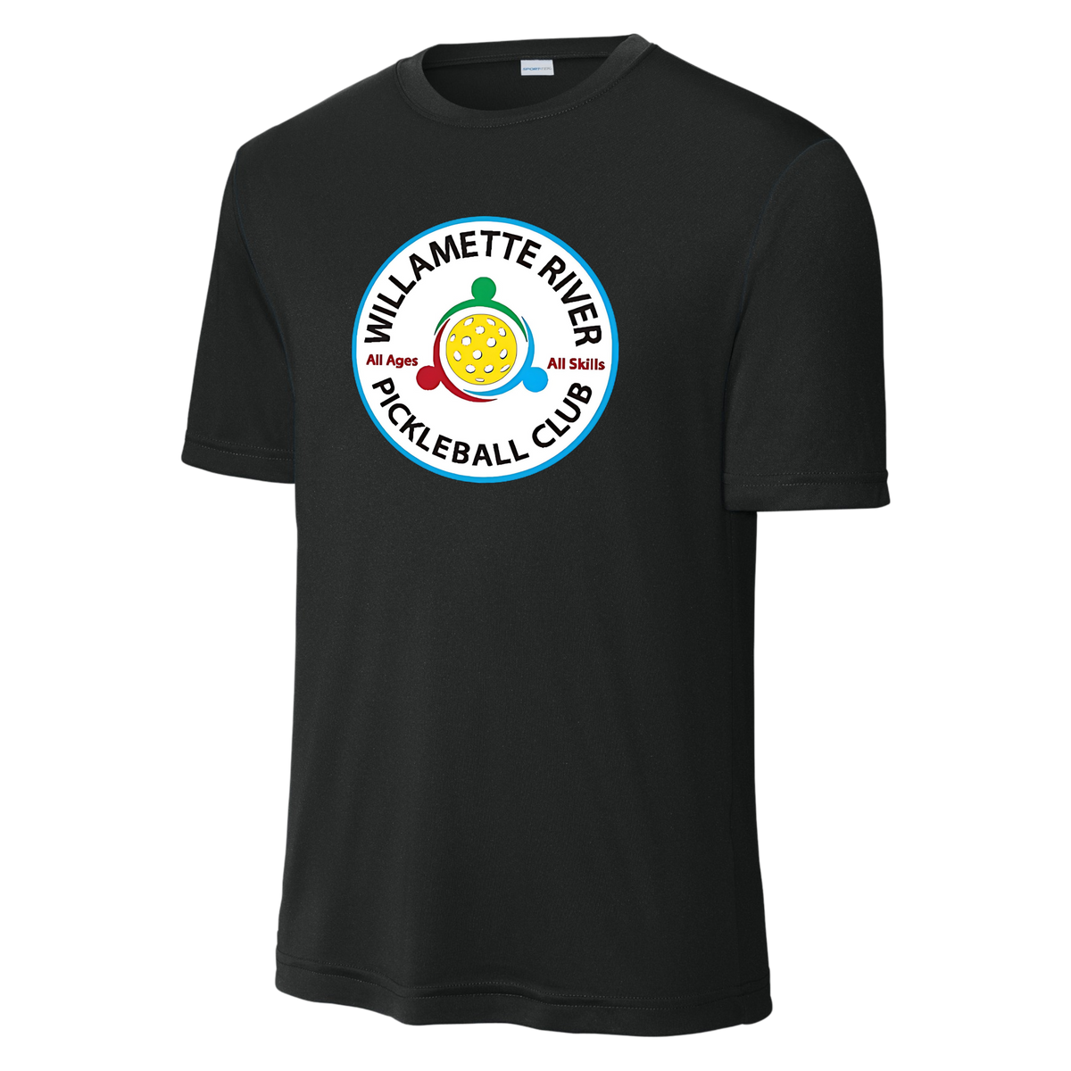 Willamette Mens Performance Tee Large Logo