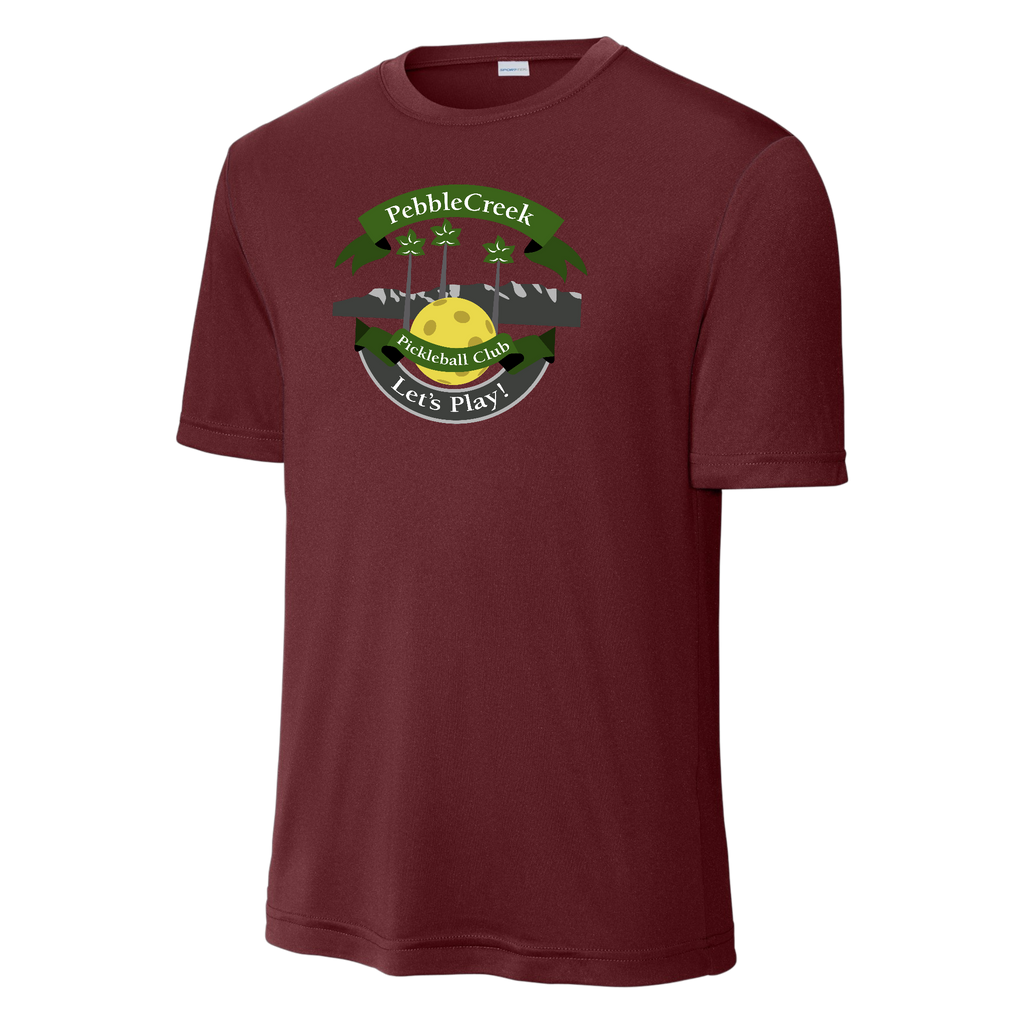 PebbleCreek Mens Performance Shirt Large Main Logo