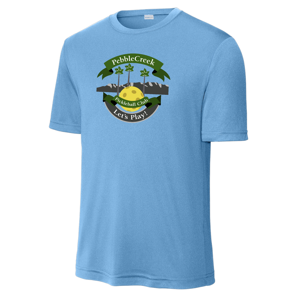 PebbleCreek Mens Performance Shirt Large Main Logo