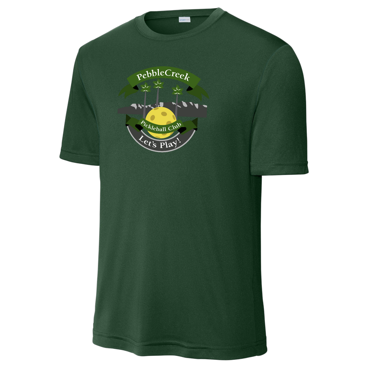 PebbleCreek Mens Performance Shirt Large Main Logo