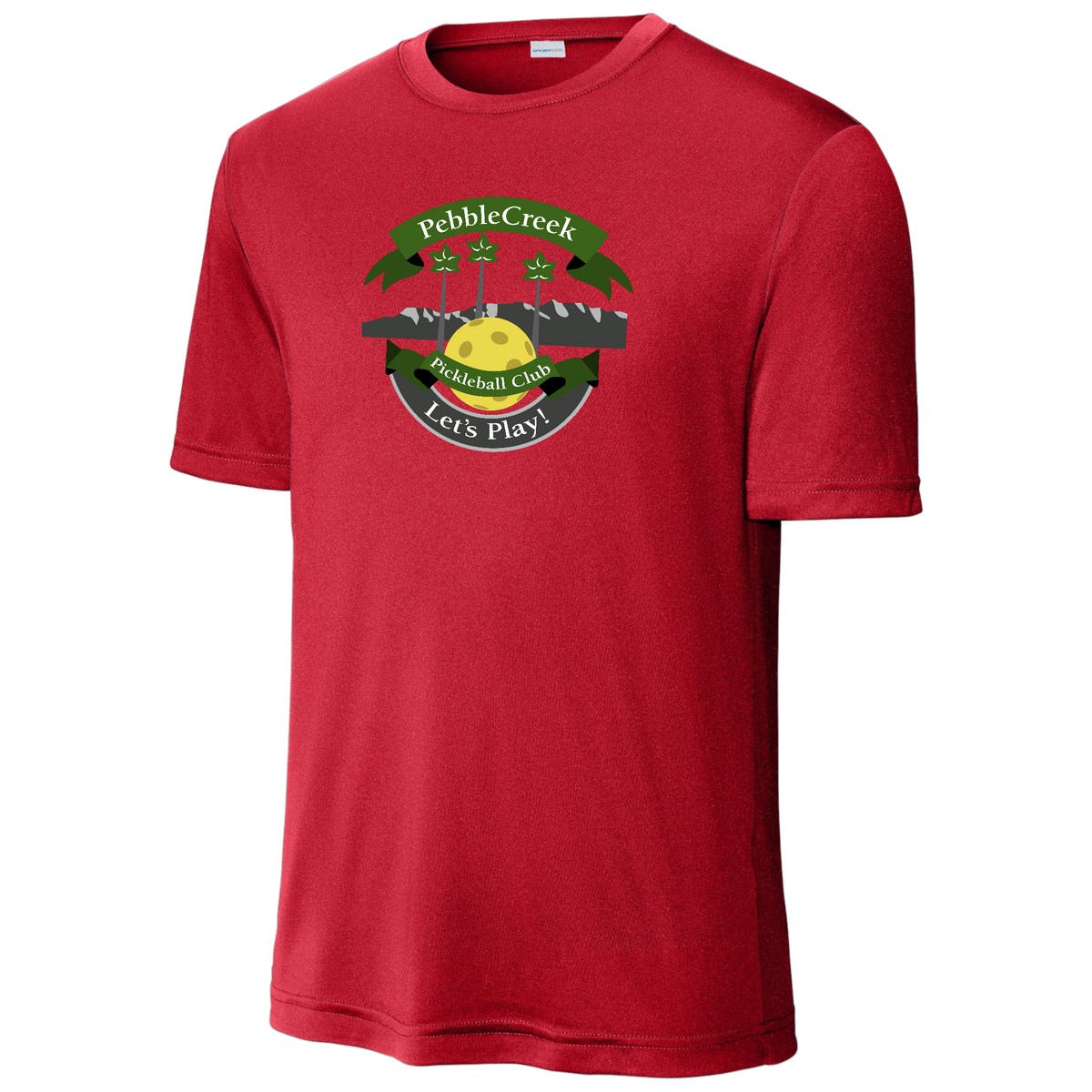 PebbleCreek Mens Performance Shirt Large Main Logo