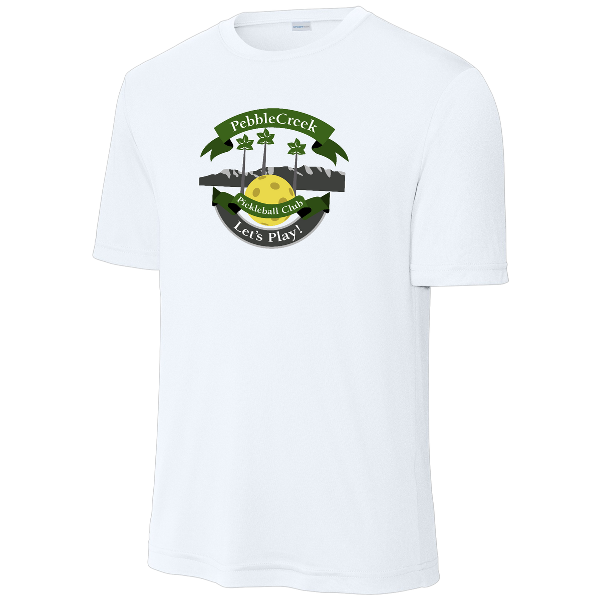 PebbleCreek Mens Performance Shirt Large Main Logo