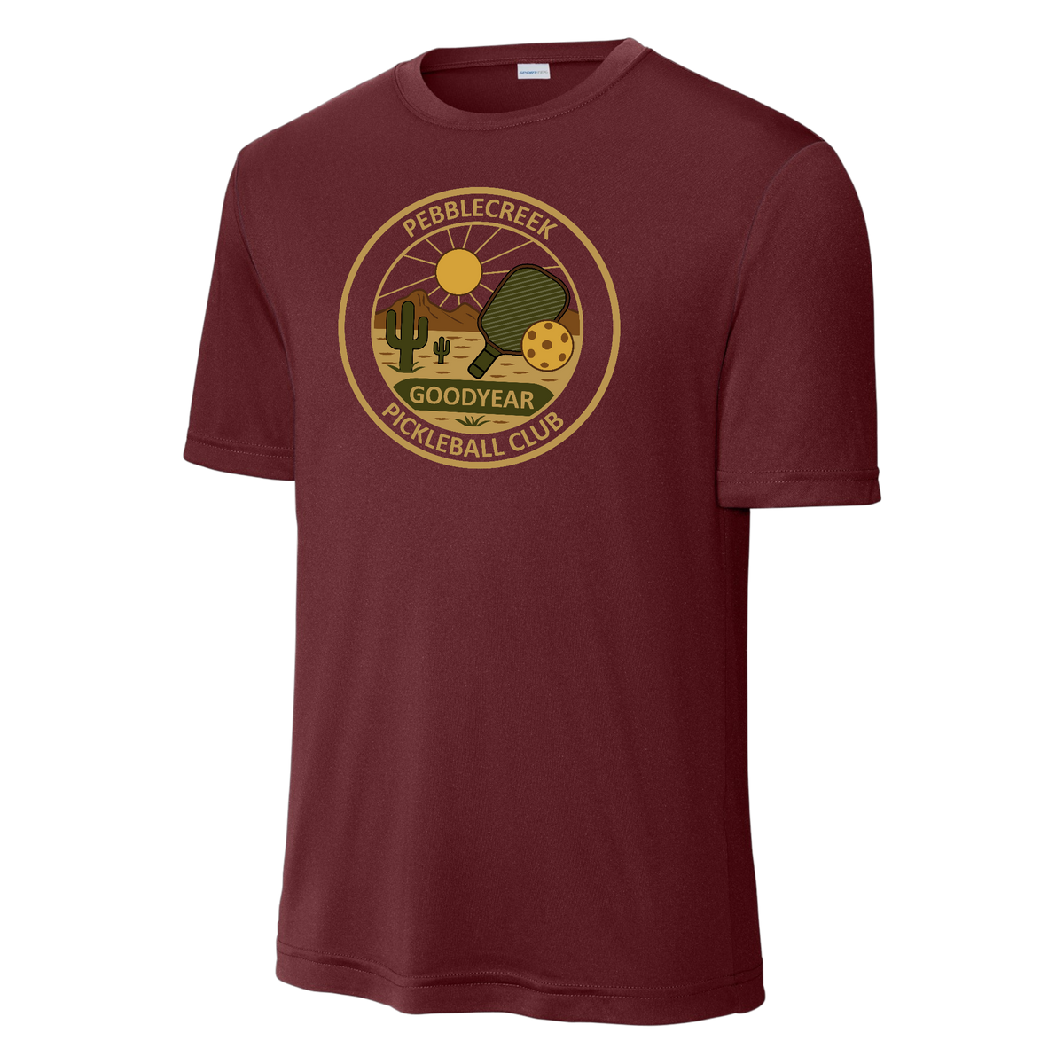 PebbleCreek Mens Performance Shirt Large Alt Logo