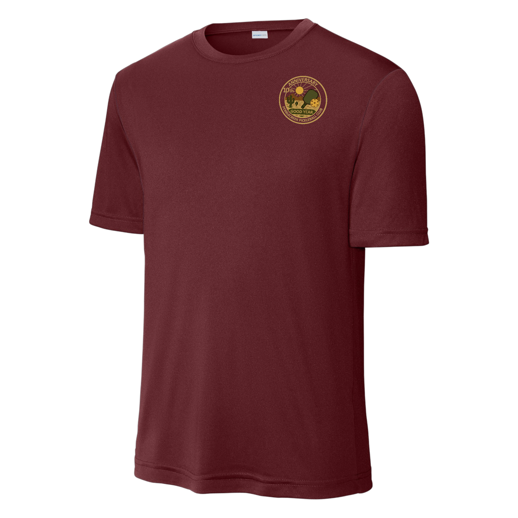 PebbleCreek Mens Performance Shirt Small Anniv Logo