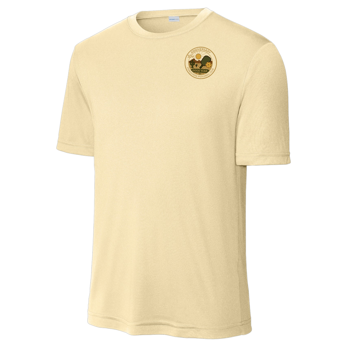 PebbleCreek Mens Performance Shirt Small Anniv Logo