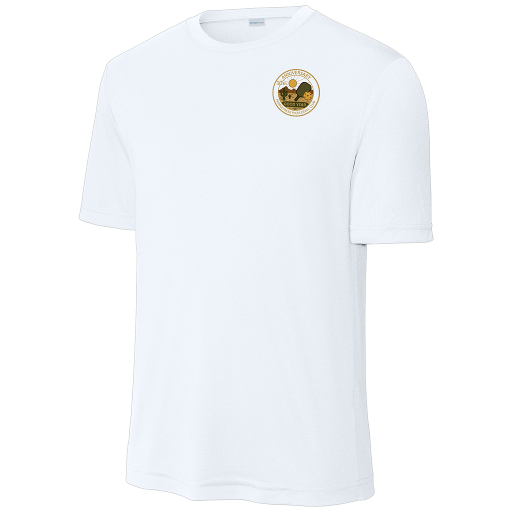 PebbleCreek Mens Performance Shirt Small Anniv Logo