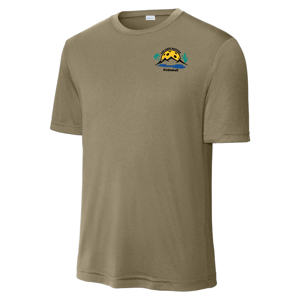 Sun Lakes Mens Performance Shirt Small Logo
