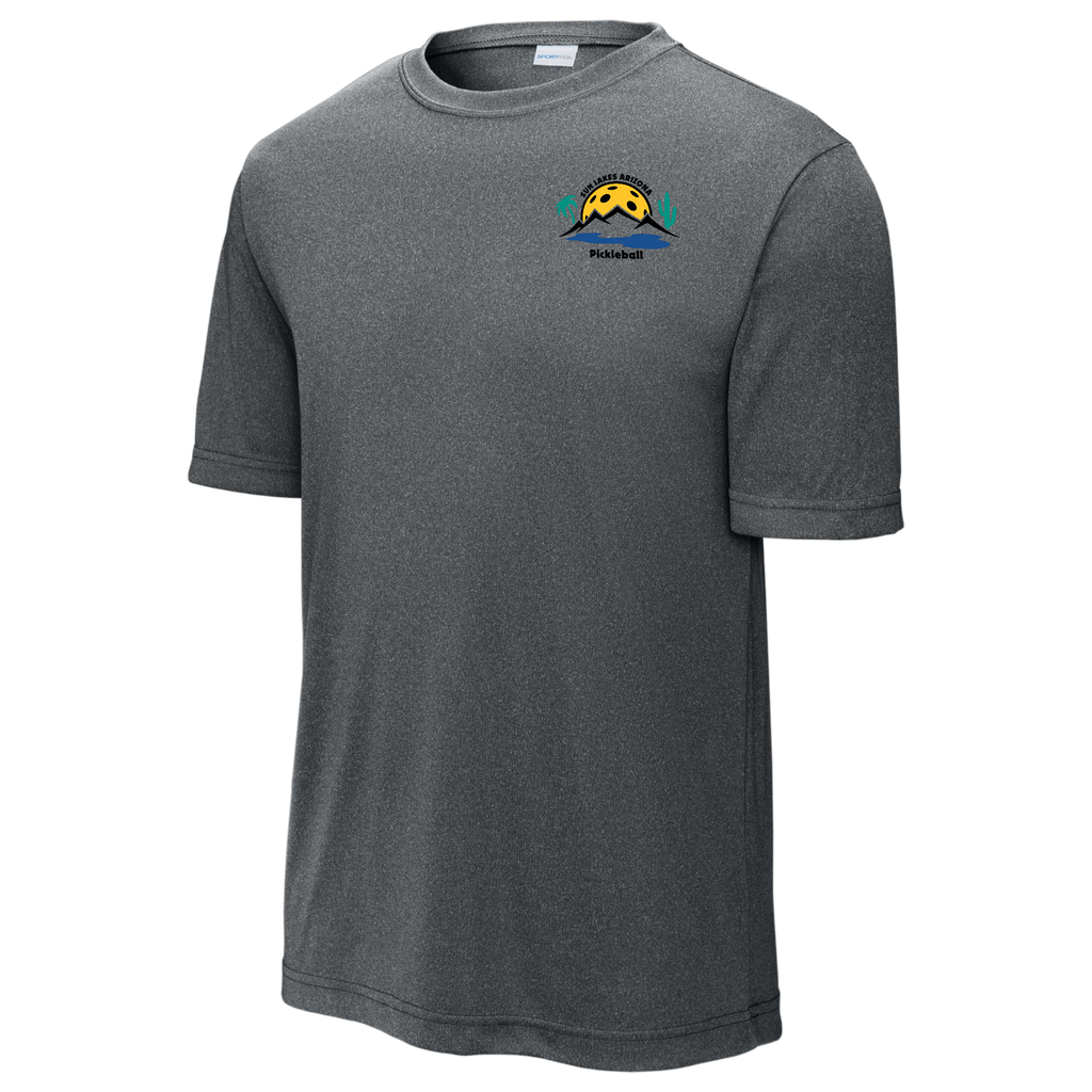 Sun Lakes Mens Performance Shirt Small Logo