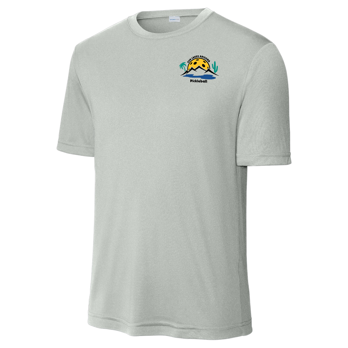 Sun Lakes Mens Performance Shirt Small Logo
