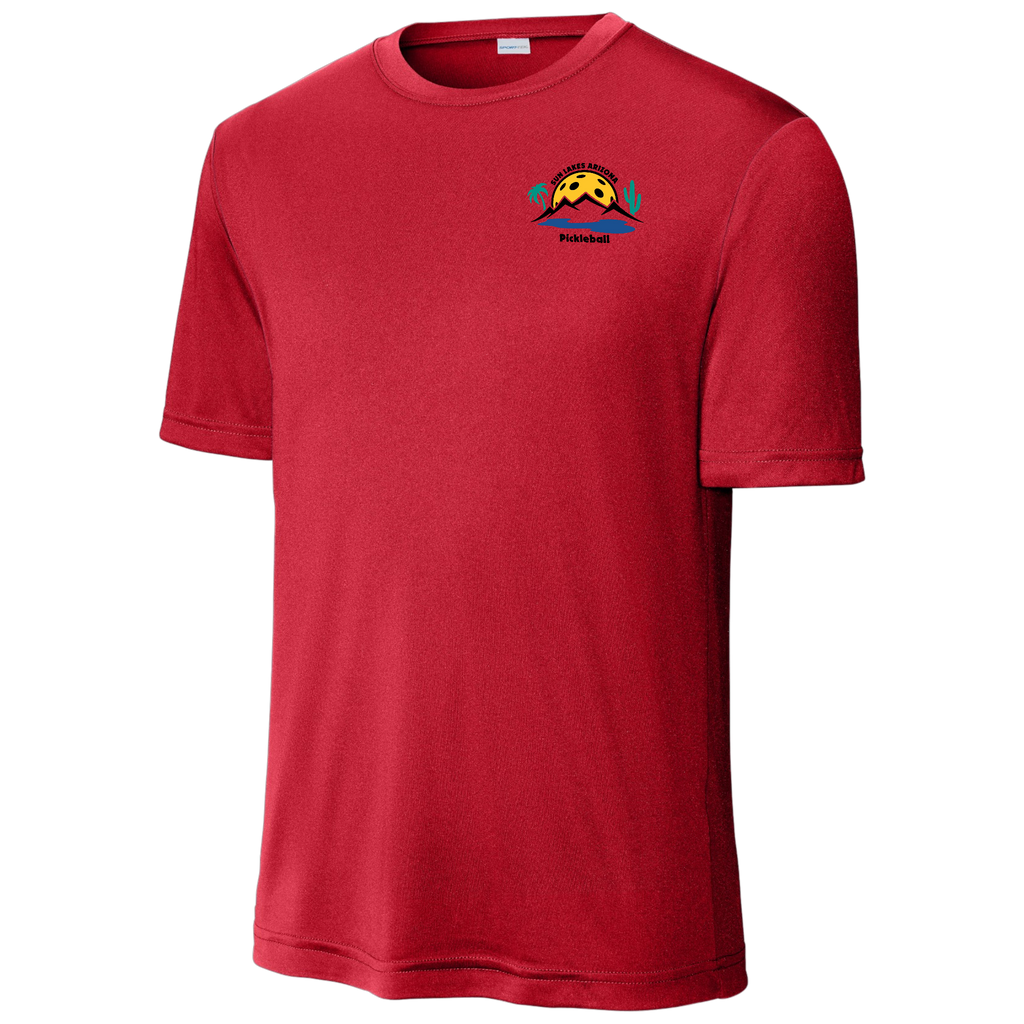 Sun Lakes Mens Performance Shirt Small Logo