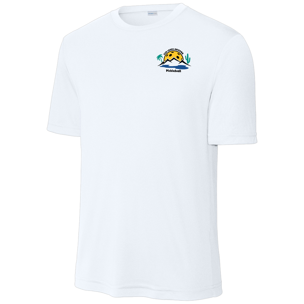 Sun Lakes Mens Performance Shirt Small Logo