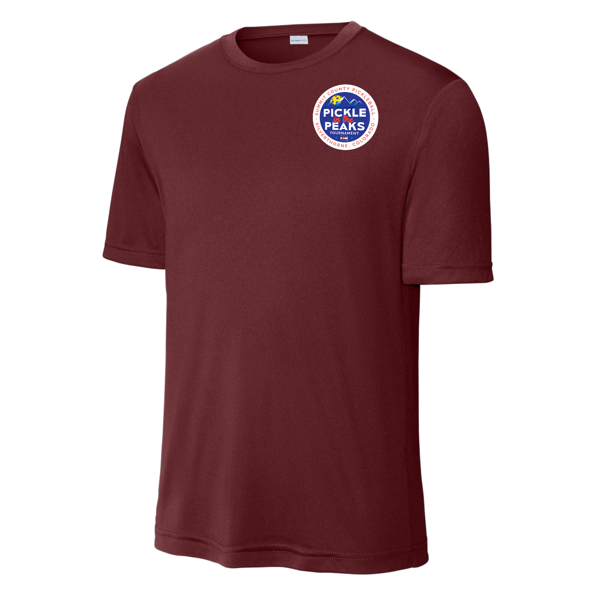 Summit Mens Pickle in the Peaks Performance Shirt Small Logo