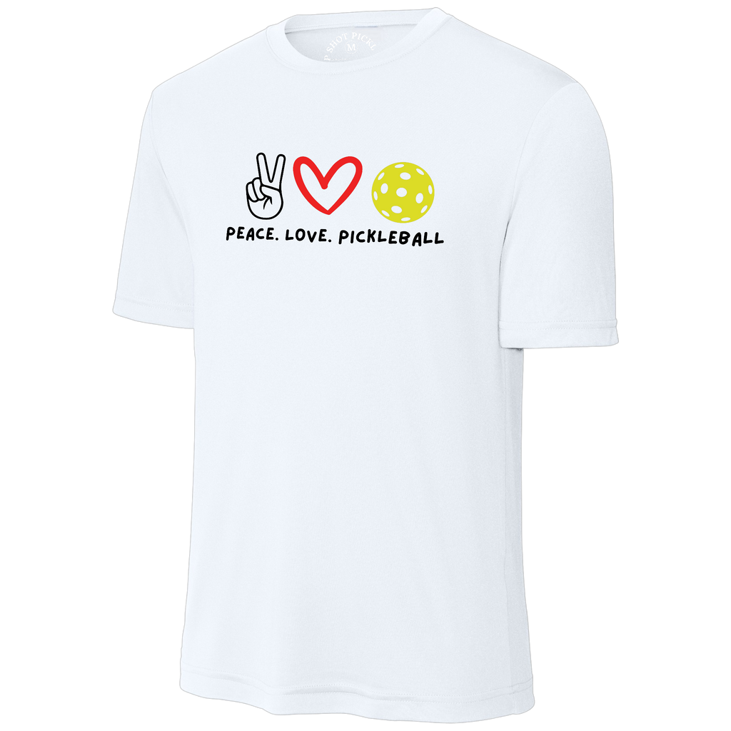 Peace Love Mens Performance Shirt