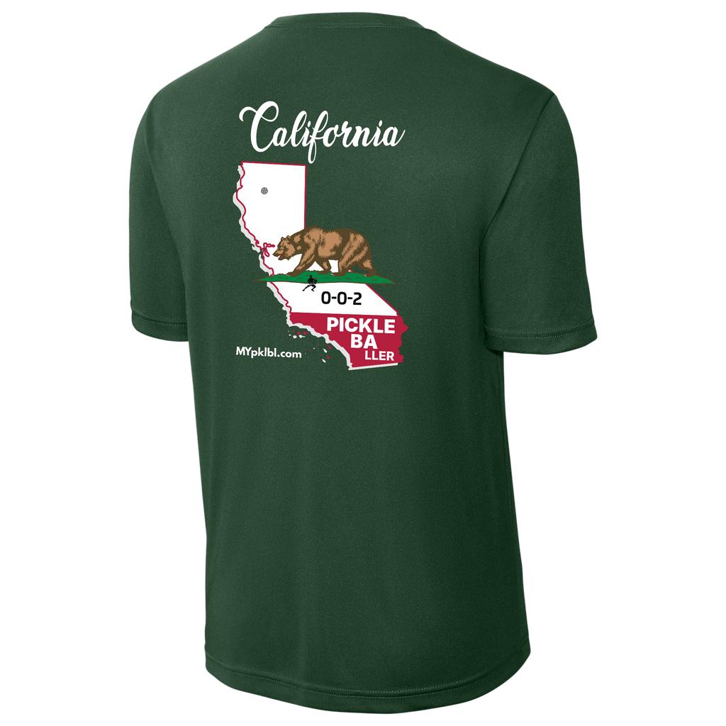 My pklbl Mens Performance Tee Cali Back Logo