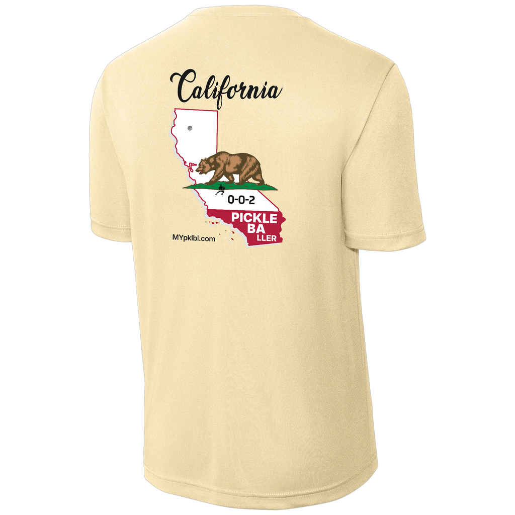 My pklbl Mens Performance Tee Cali Back Logo