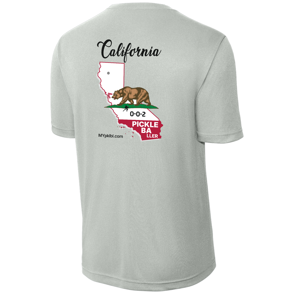 My pklbl Mens Performance Tee Cali Back Logo