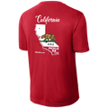 My pklbl Mens Performance Tee Cali Back Logo