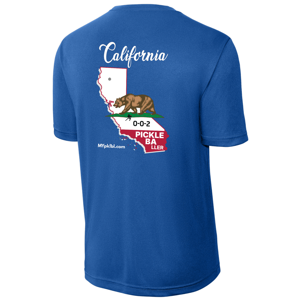My pklbl Mens Performance Tee Cali Back Logo