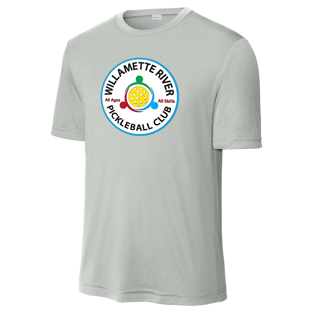 Willamette Mens Performance Tee Large Logo