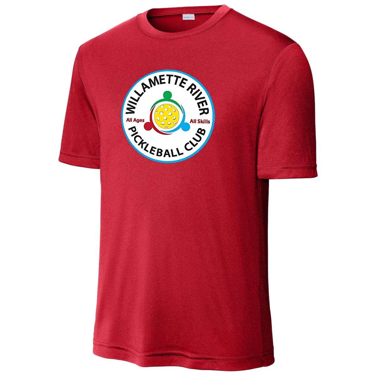 Willamette Mens Performance Tee Large Logo