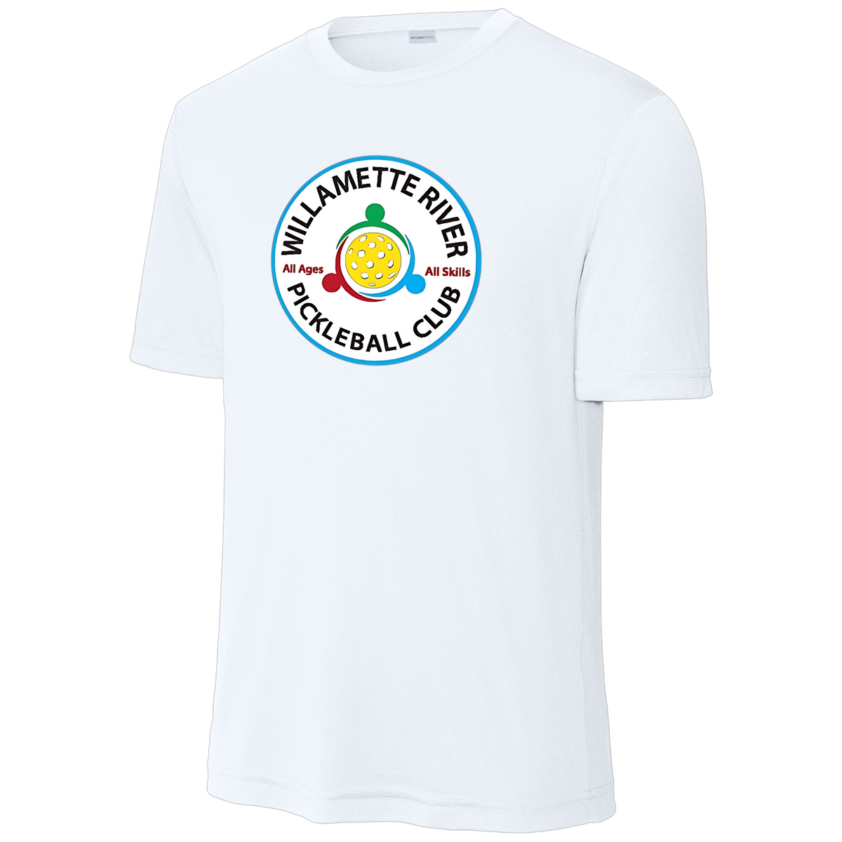 Willamette Mens Performance Tee Large Logo