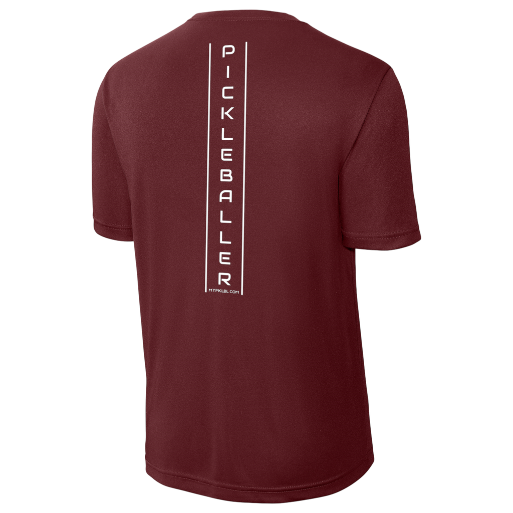 My pklbl Mens Performance Tee Thin Back Logo