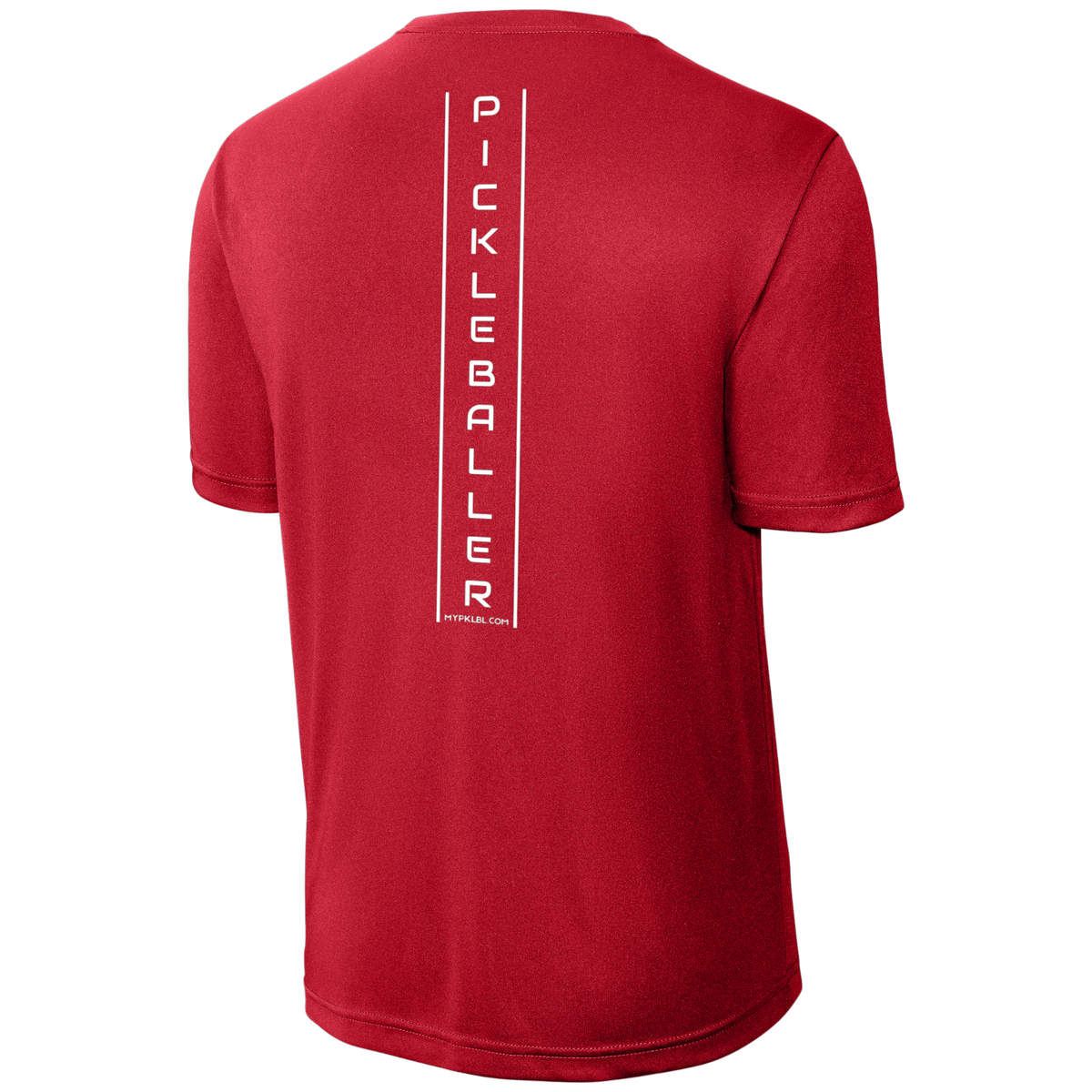 My pklbl Mens Performance Tee Thin Back Logo