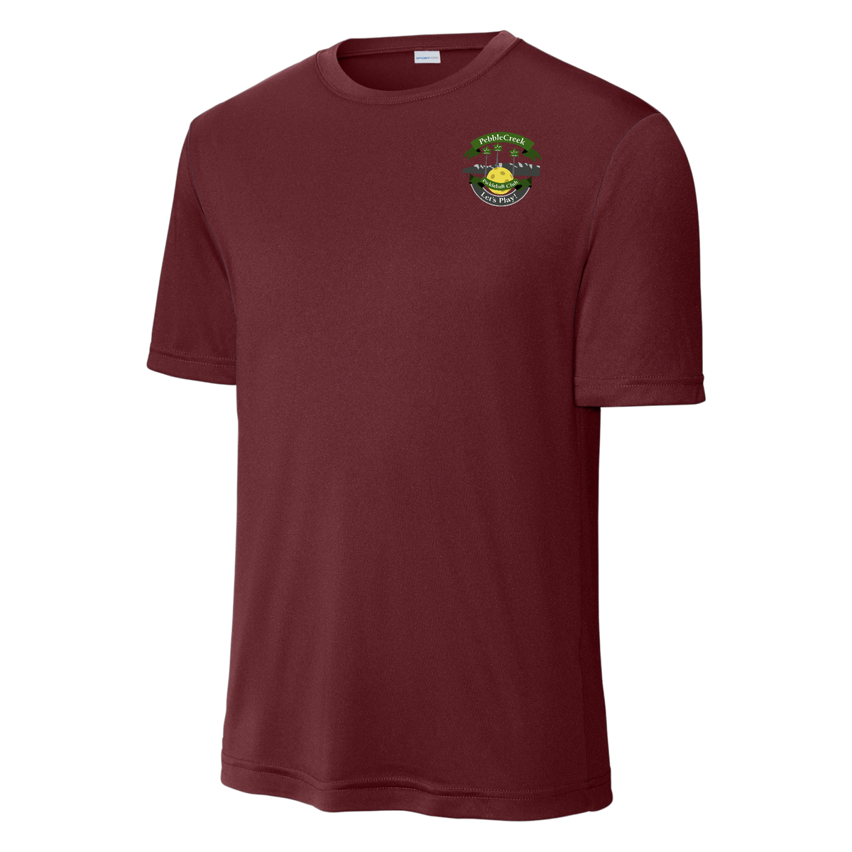PebbleCreek Mens Performance Shirt Small Main Logo