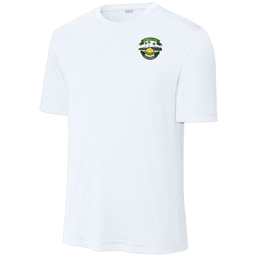 PebbleCreek Mens Performance Shirt Small Main Logo