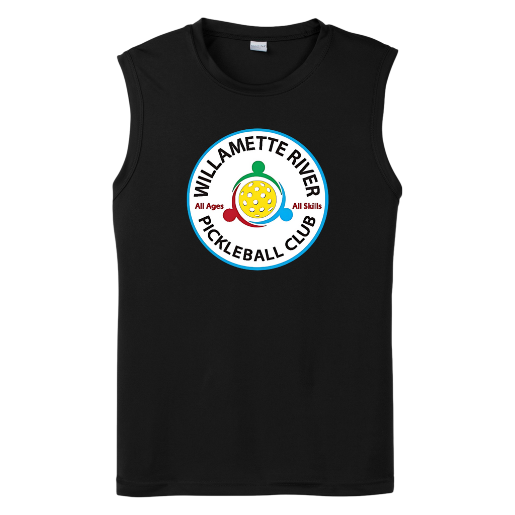 Willamette Mens Performance Sleeveless Tee Large Logo