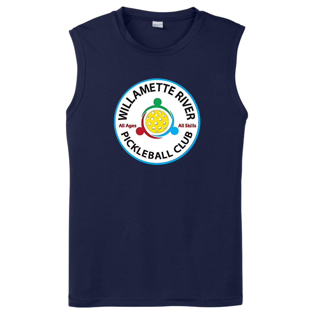 Willamette Mens Performance Sleeveless Tee Large Logo