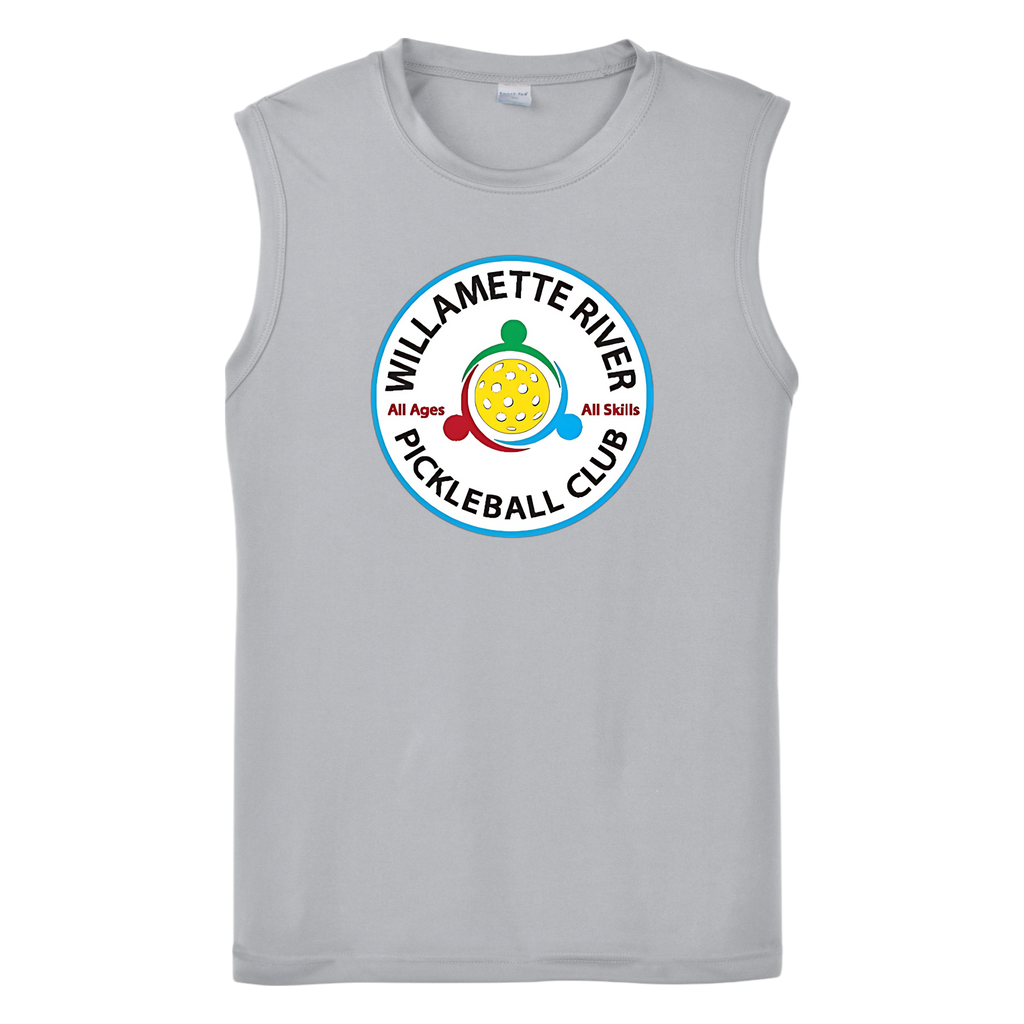 Willamette Mens Performance Sleeveless Tee Large Logo
