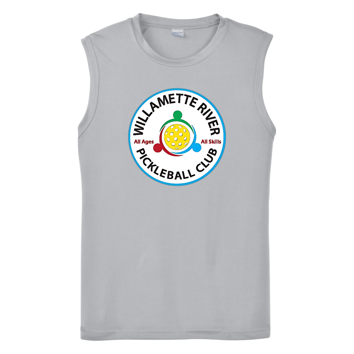 Willamette Mens Performance Sleeveless Tee Large Logo