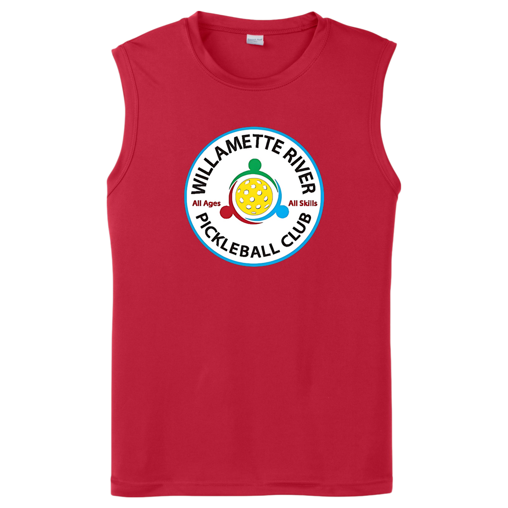 Willamette Mens Performance Sleeveless Tee Large Logo