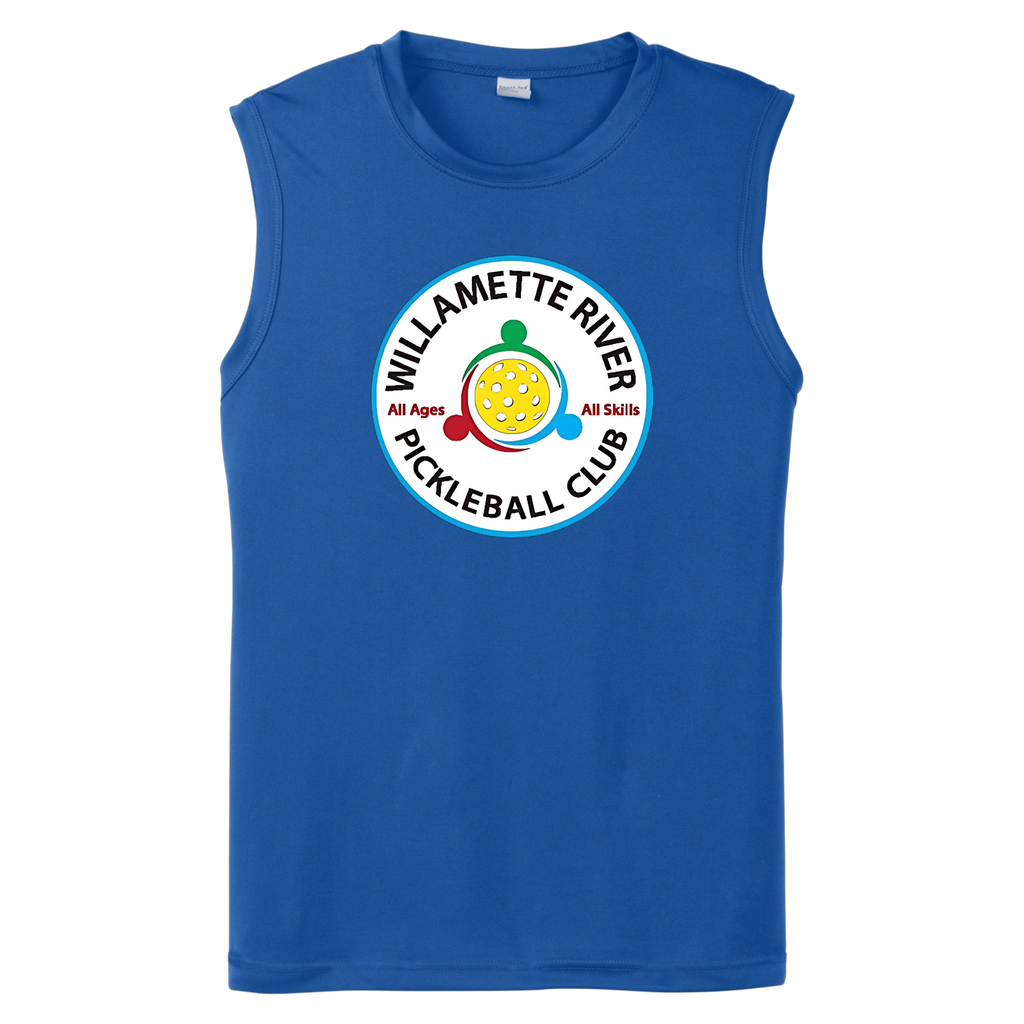 Willamette Mens Performance Sleeveless Tee Large Logo