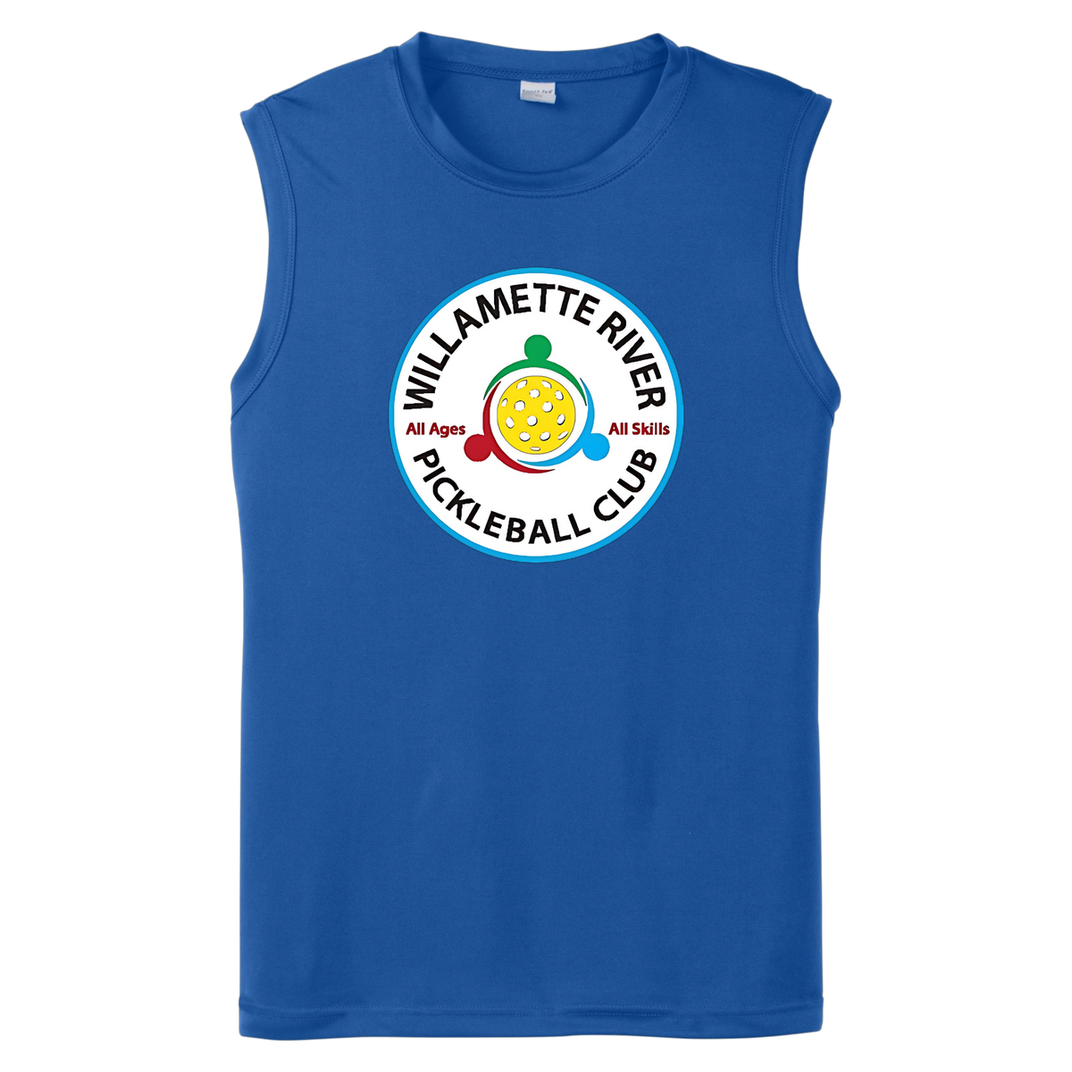 Willamette Mens Performance Sleeveless Tee Large Logo